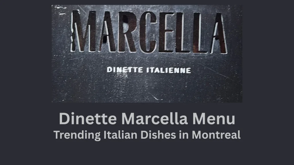 dinette marcella menu
