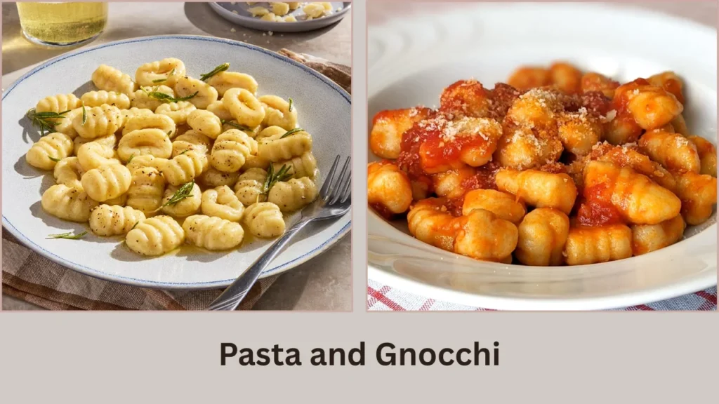 lalupa menu Pasta and Gnocchi