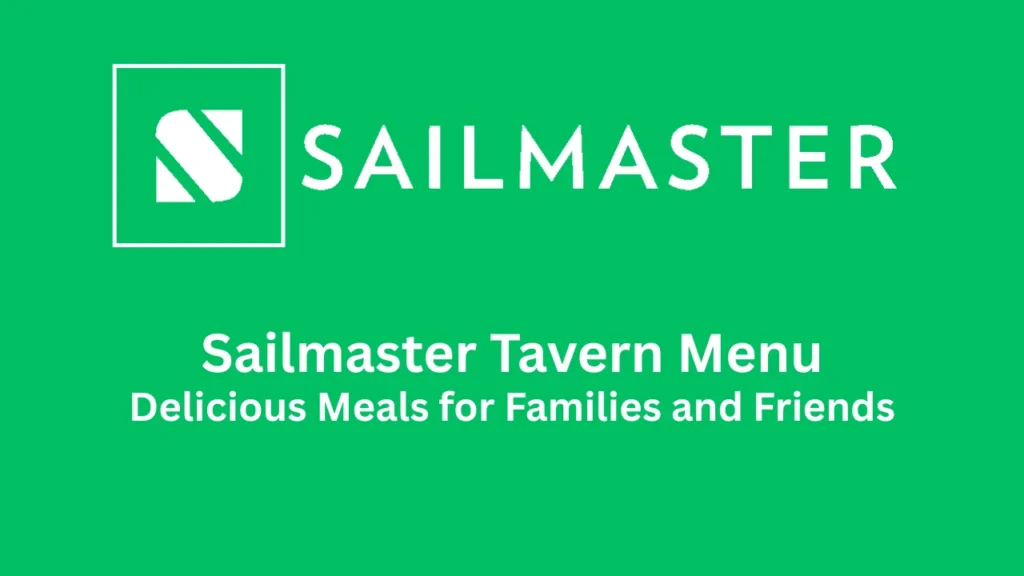 sailmaster tavern menu