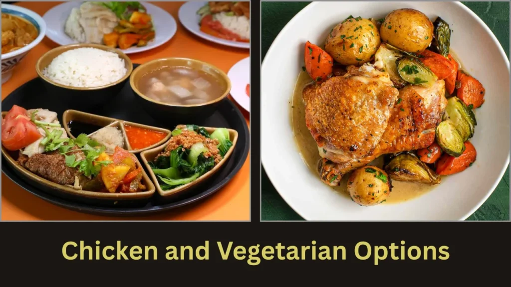 alfred's kitchen menu Chicken and Vegetarian Options