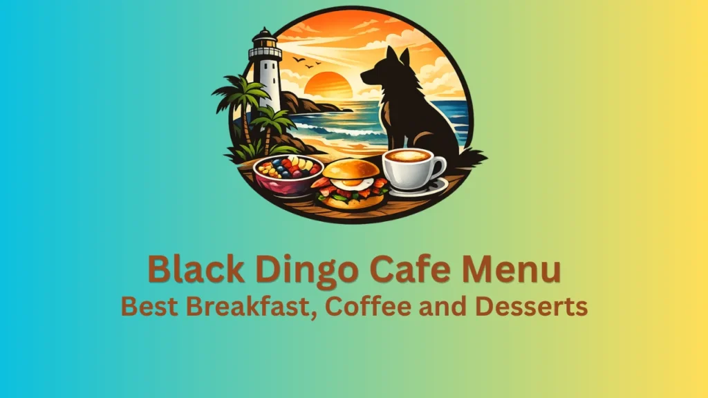 black dingo cafe menu