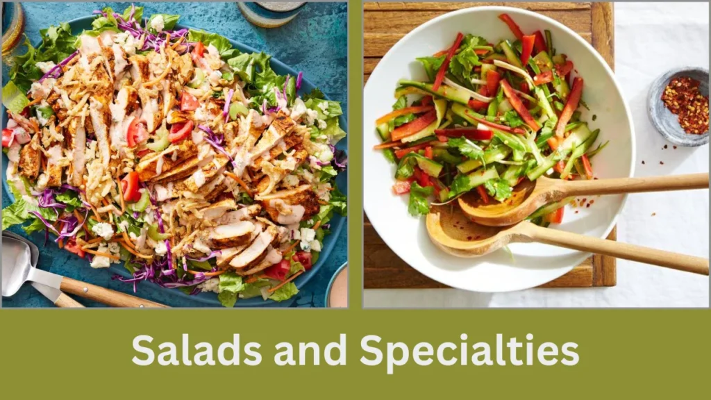 broken hill hotel menu Salads and Specialties