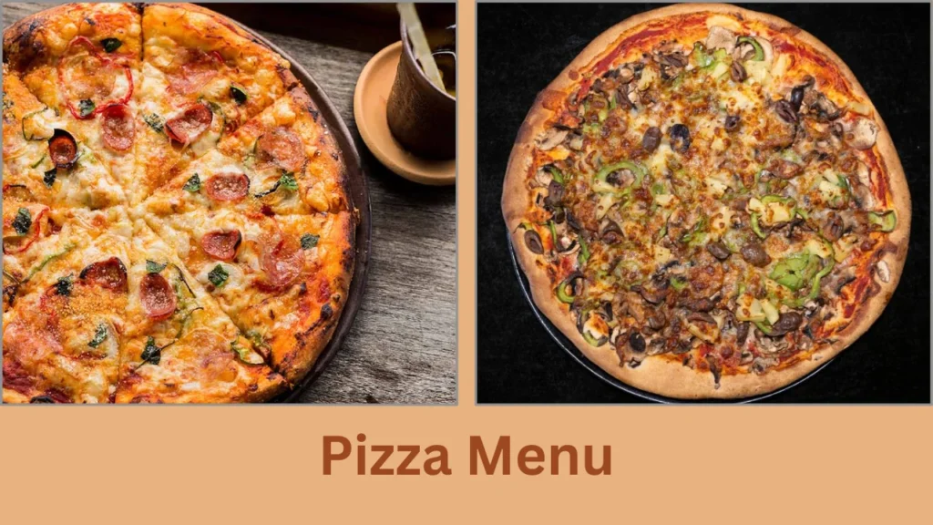 cucina one12 menu Pizza Menu