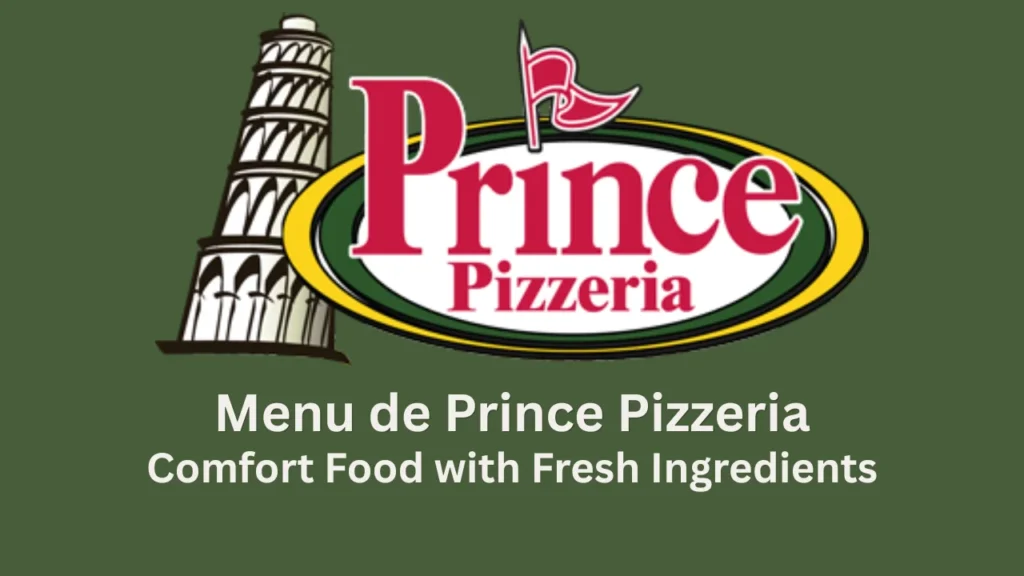 menu de prince pizzeria