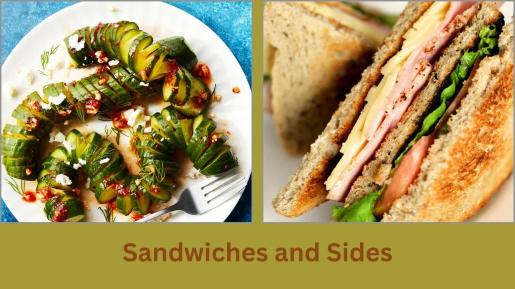 menu de prince pizzeria Sandwiches and Sides