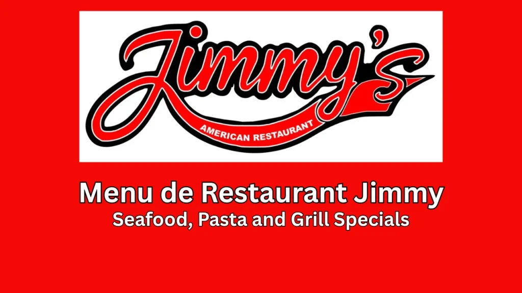 menu de restaurant jimmy