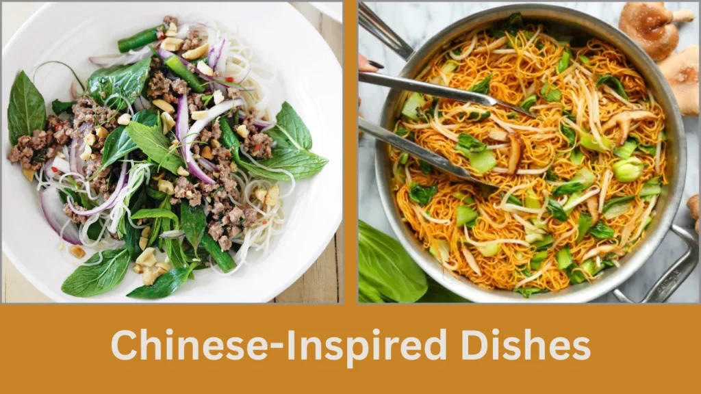 menu de restaurant jimmy Chinese-Inspired Dishes