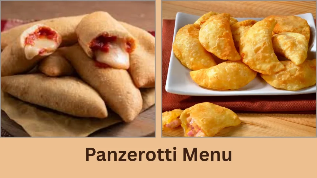 pizzaville menu Panzerotti Menu