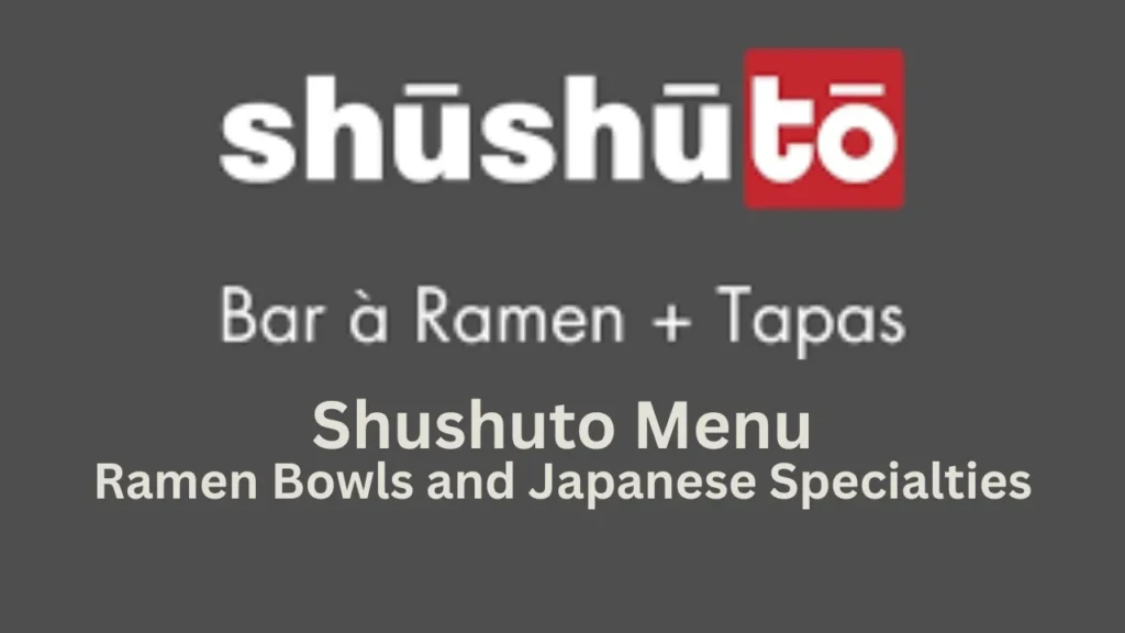 shushuto menu