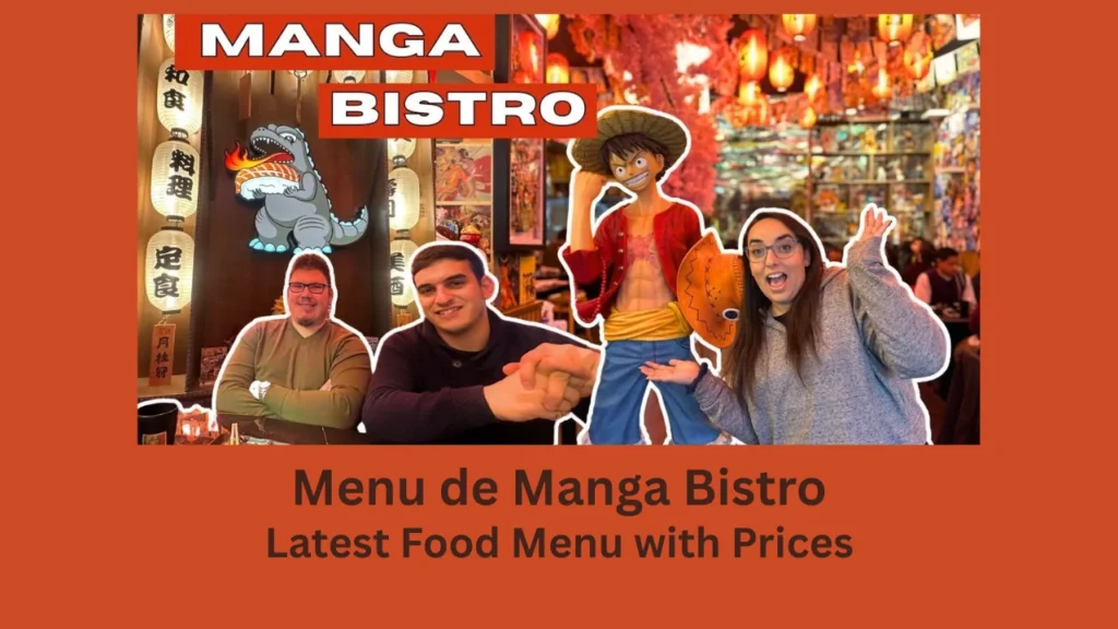 menu de manga bistro