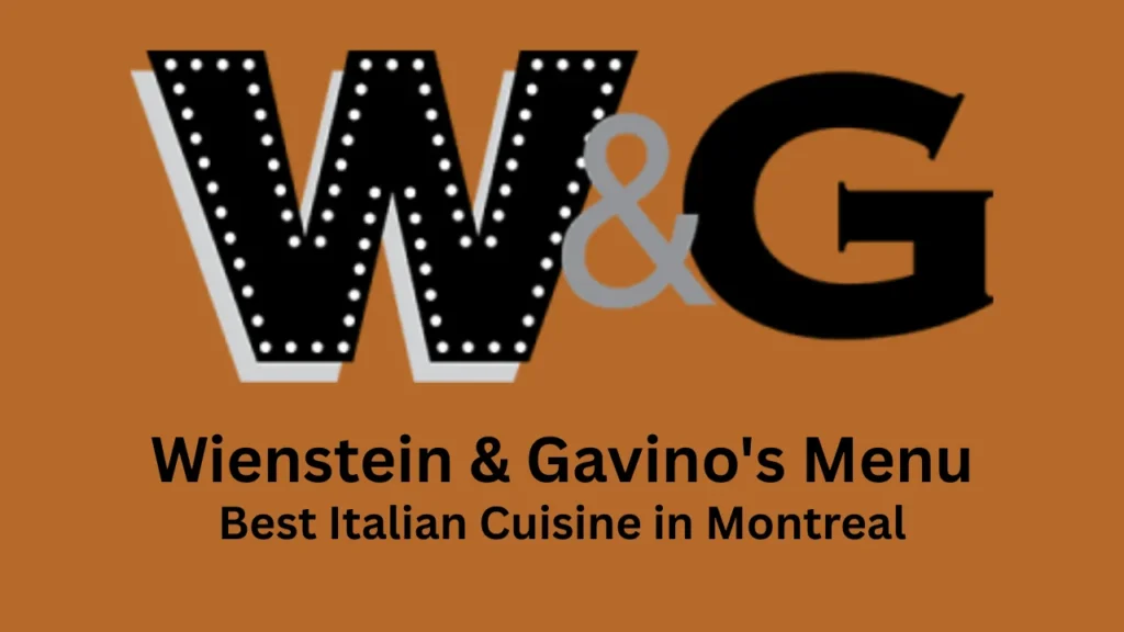 wienstein & gavino's menu